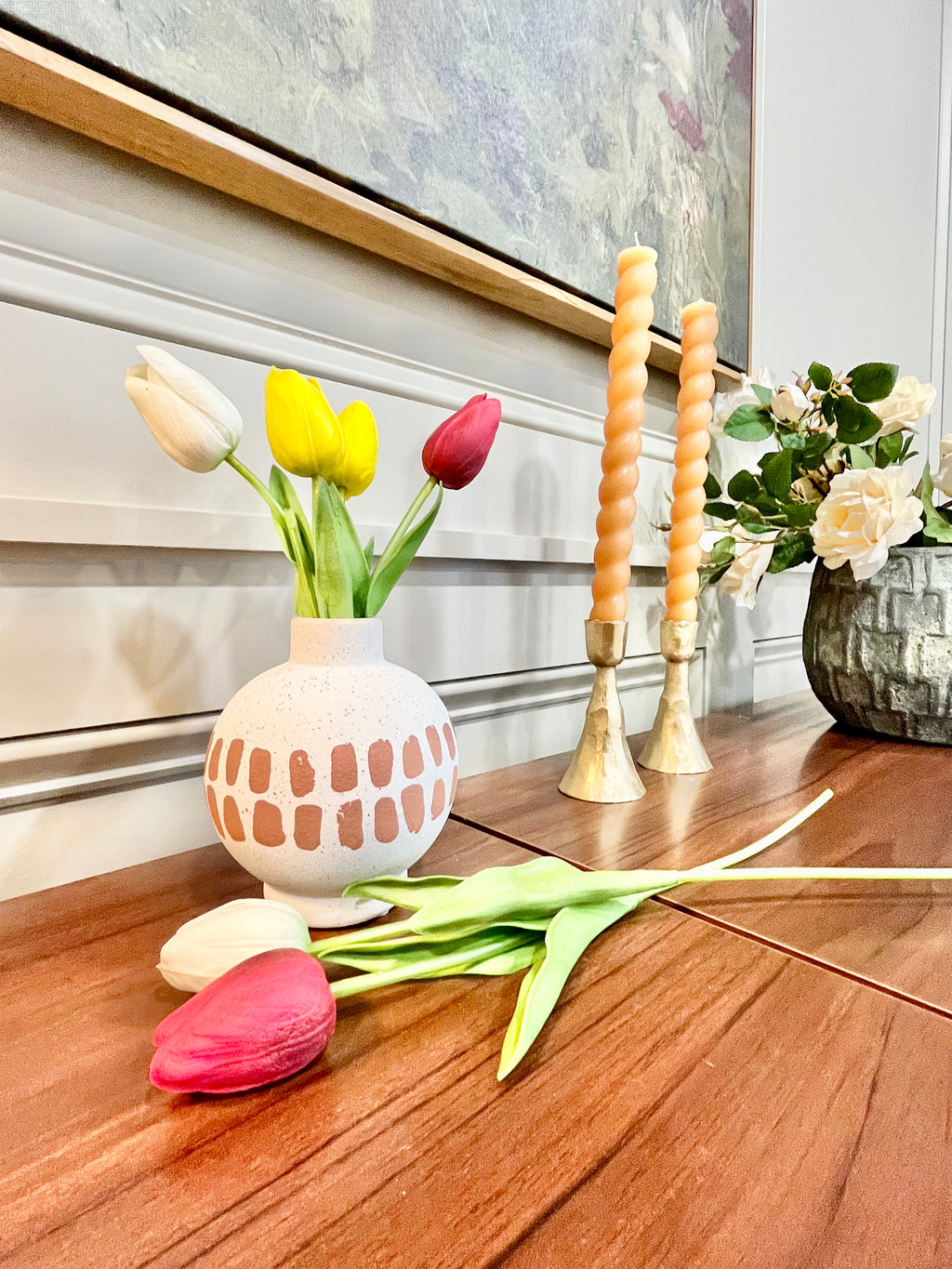 Ceramic Round Vase Vase & Pots