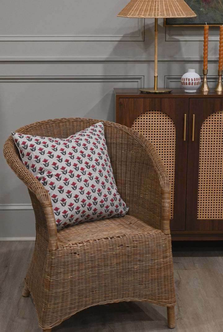 Monroe Block Print Cushion Cover