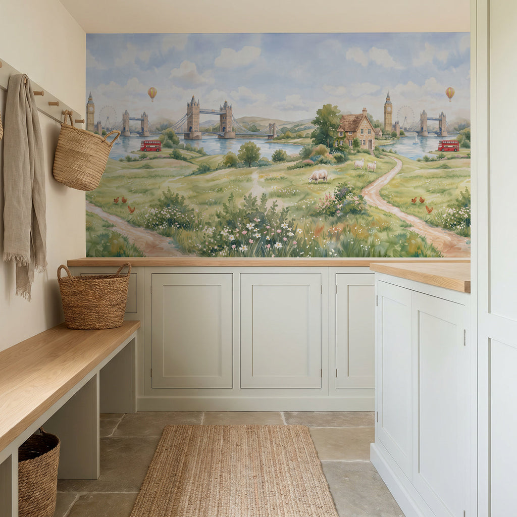 Tower Bridge Meadow Wallpaper