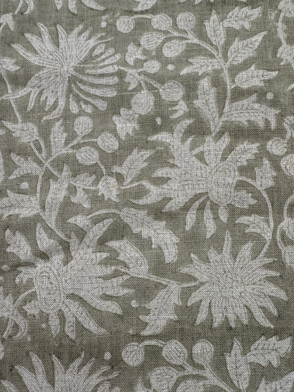 Malyn Handloom Block Print Linen Linen Fabric