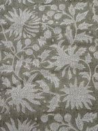 Malyn Handloom Block Print Linen Linen Fabric