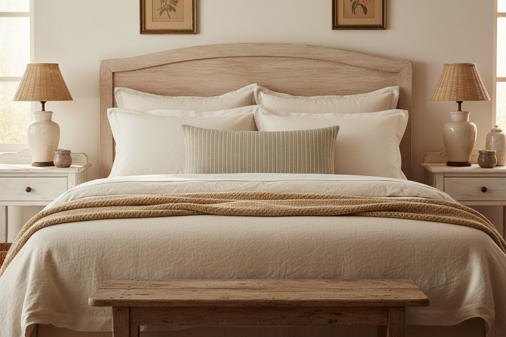 Norton Stripe Warm White Pillow Cover Pillow Covers