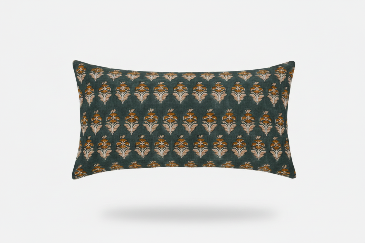 Orson Ditsy Prints Marine Pillow Cover