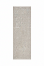 Pebble Grey Hand-Loomed Wool Runner 2'6" x 8"