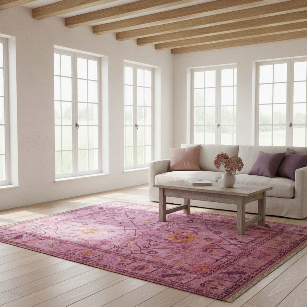 Penny Hand Knotted Oushak Rug Hand-Knotted