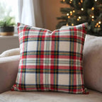 Winter Tartan Pillow Cover