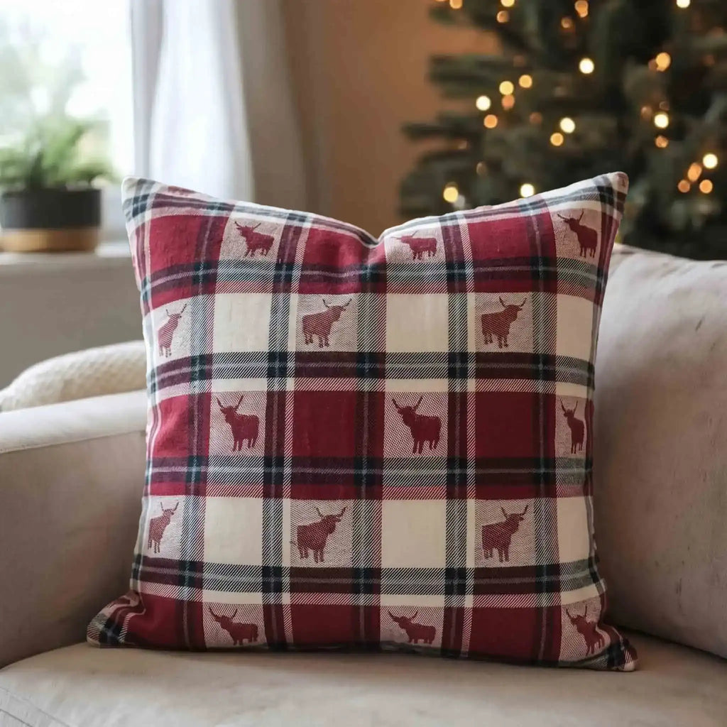 Woodland Christmas Pillow Cover