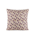 Pressed Petal Purple Linen Pillow Cover