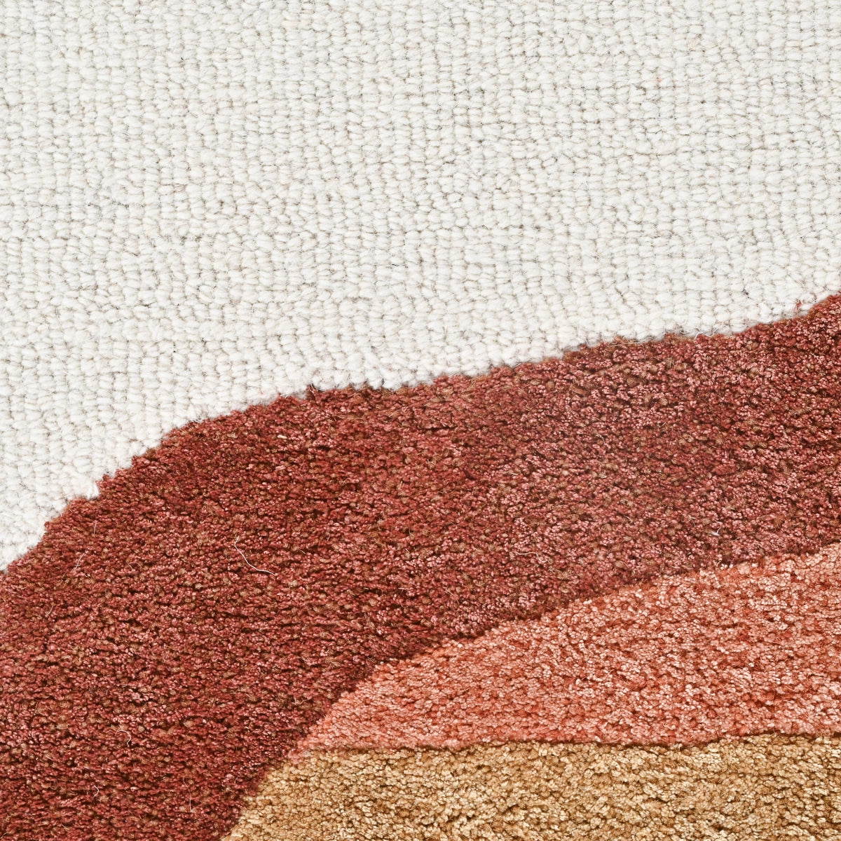 Hollow Hand-Tufted Irregular Rug