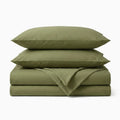 Vintage Sage Solid Bedsheet Set Bedsheet