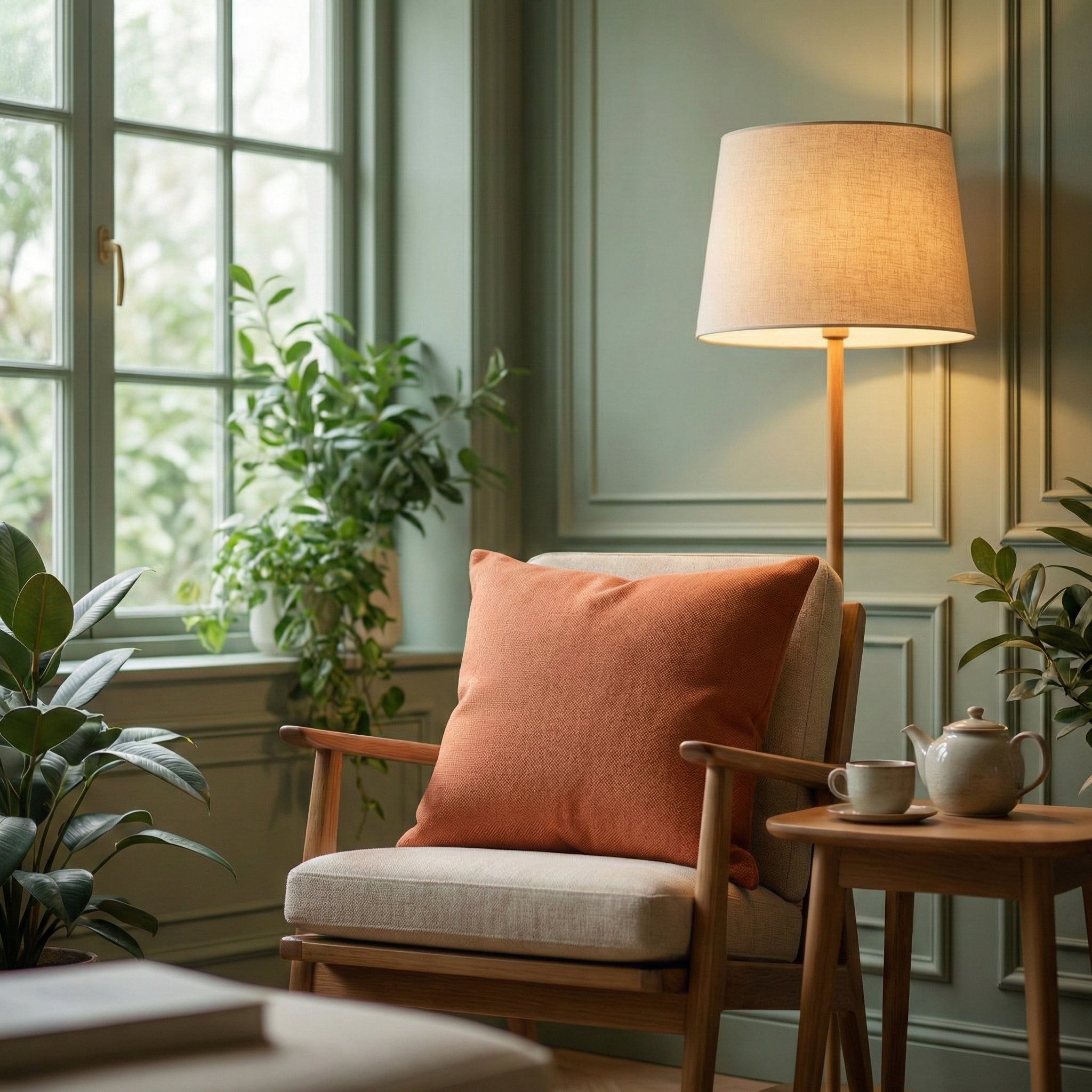 Rust Solid Pillow Cover