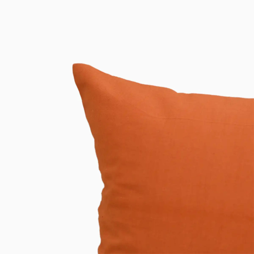 Rust Solid Pillow Cover Pillow Covers