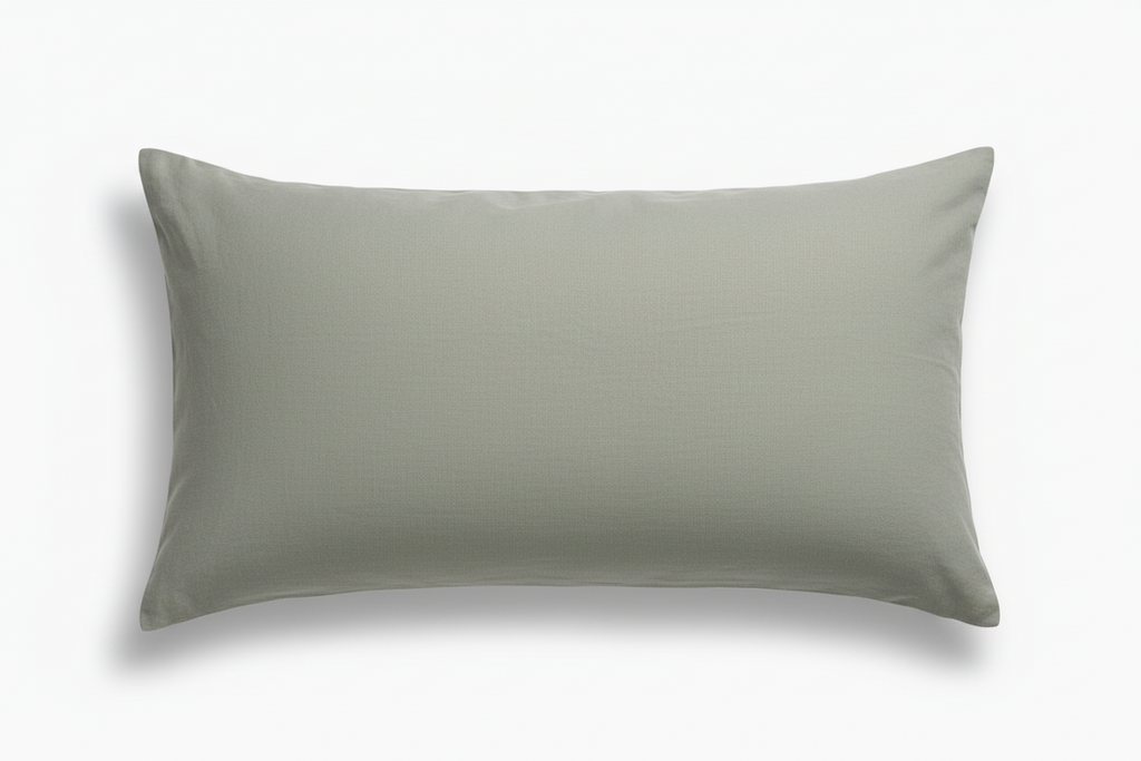 Oyster Gray Solid Pillow Cover Pillow Covers