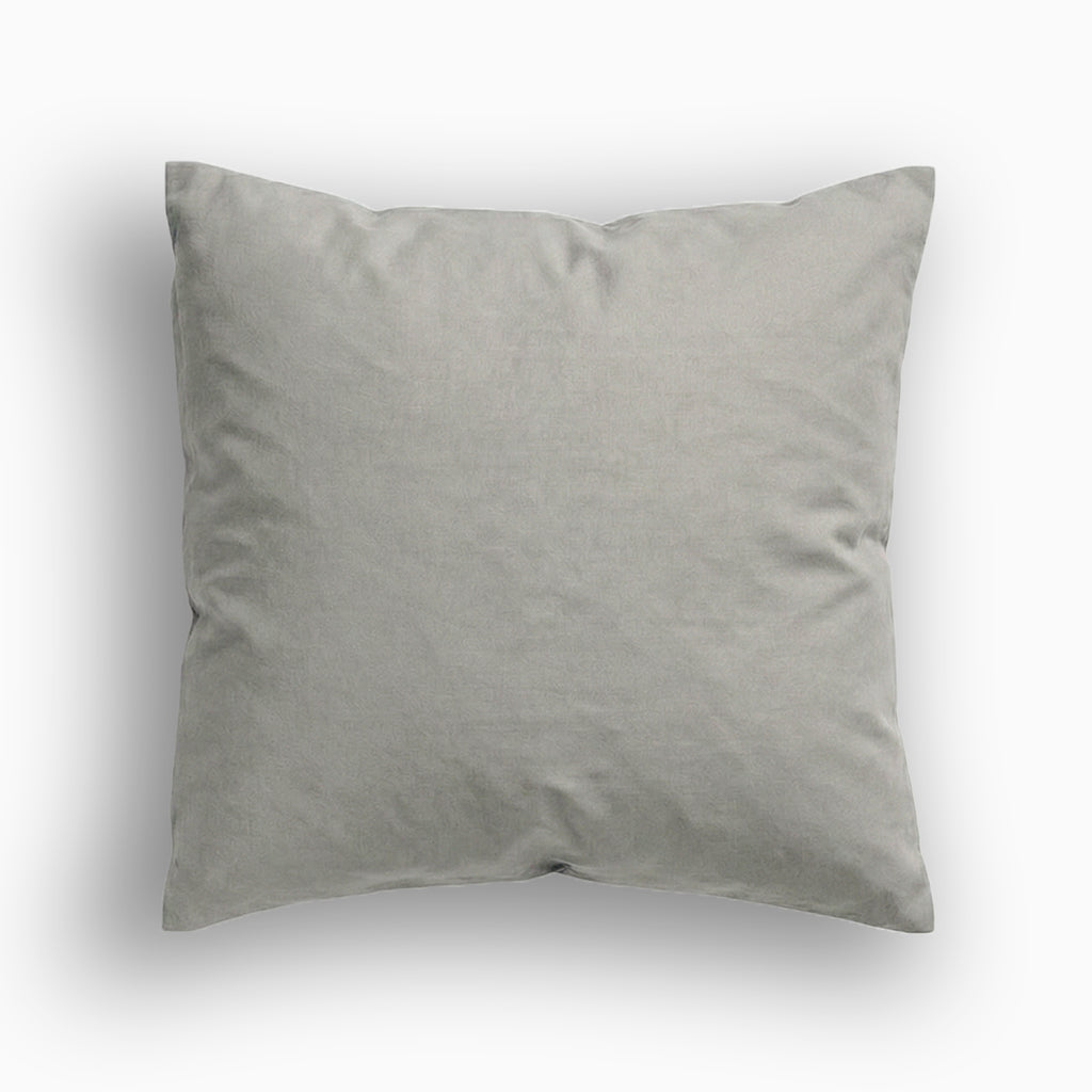 Oyster Gray Solid Pillow Cover 16" x 42" Pillow Covers