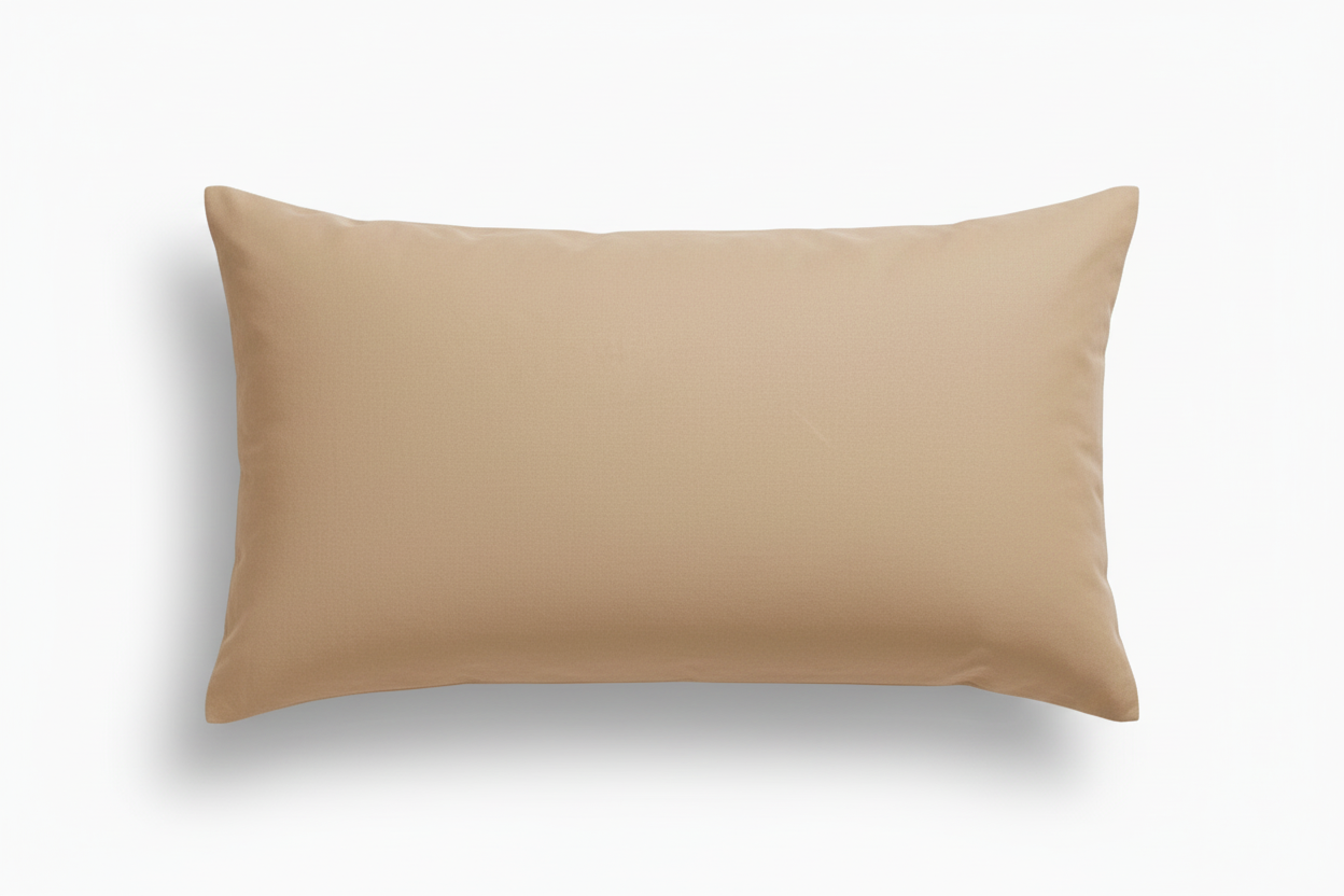 Tan Dust Solid Pillow Cover