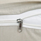 Oyster Gray Embroidered Pillow Cover Pillow Covers