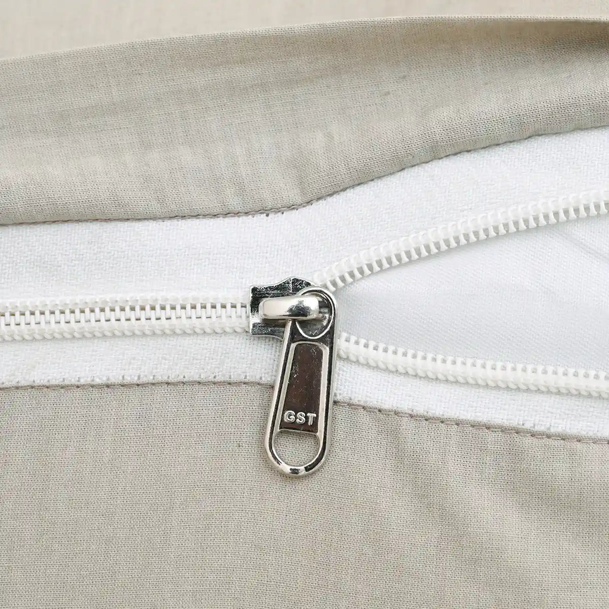 Oyster Gray Embroidered Pillow Cover Pillow Covers