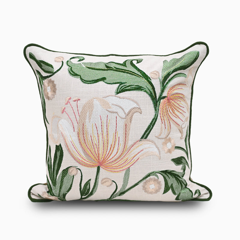 Oyster Embroidered Cushion Cover Pillow Covers