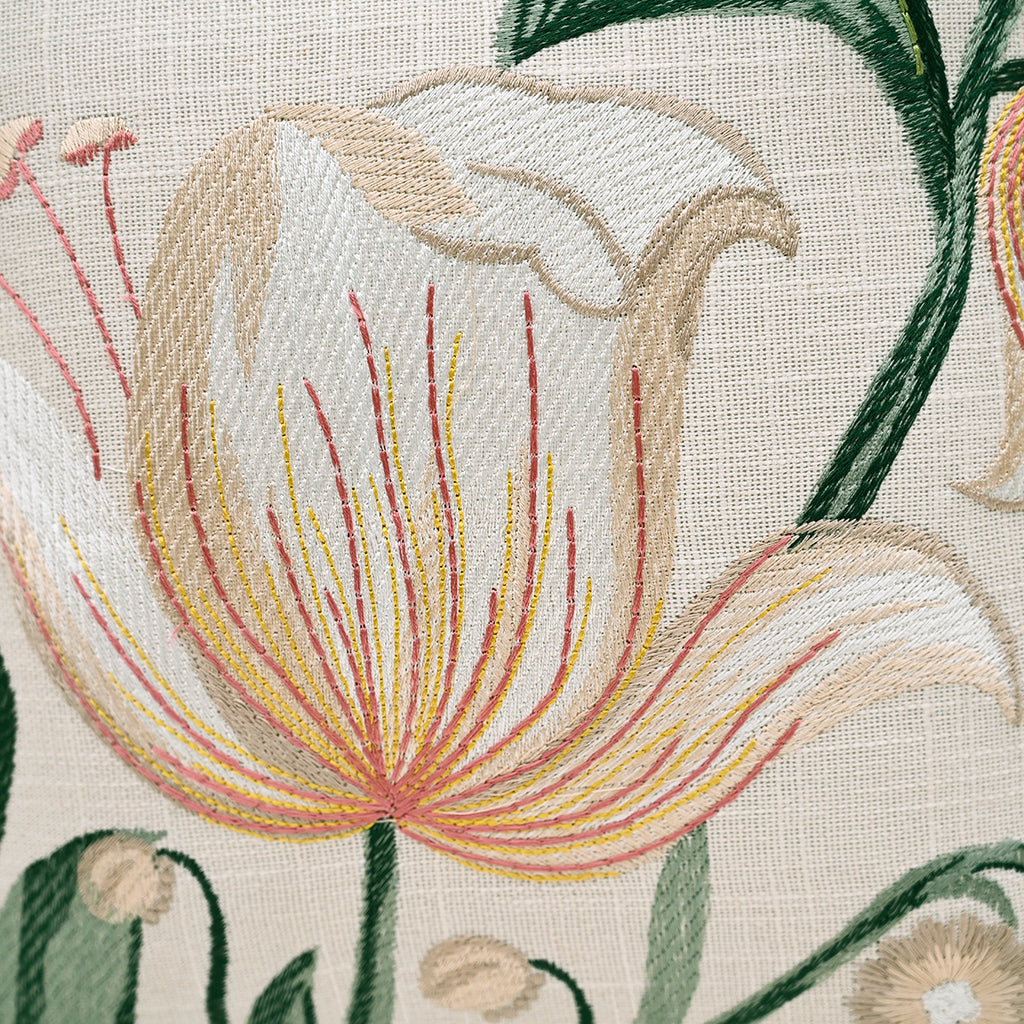 Oyster Embroidered Cushion Cover Pillow Covers