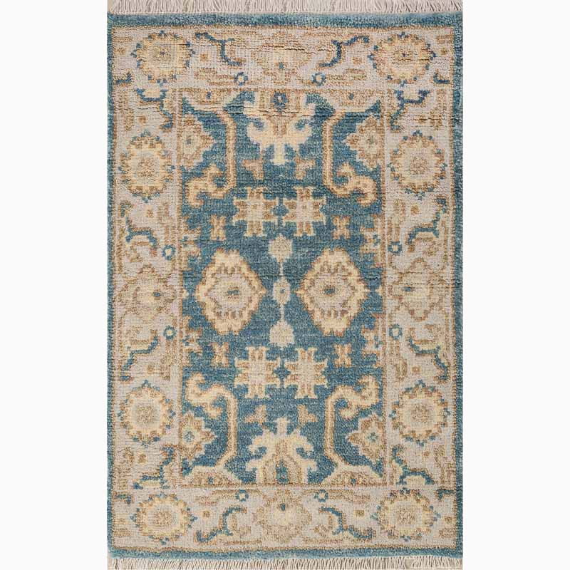 Sandora Hand-Knotted Wool Oushak Rug 12' x 18' Hand-Knotted
