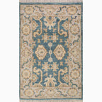 Sandora Hand-Knotted Wool Oushak Rug 12' x 18' Hand-Knotted