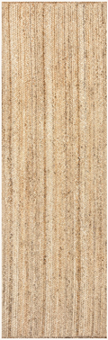 Natural Jute Braided Flatweave Runner 2'6" x 10'