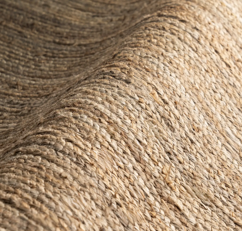 Natural Jute Braided Flatweave Runner 2'6" x 10'