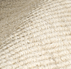 Ivory Jute Woven Flatweave Runner 2'6"x 8' with Tassels
