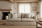 Silas Ditsy Prints Oat Pillow Cover Pillow Covers