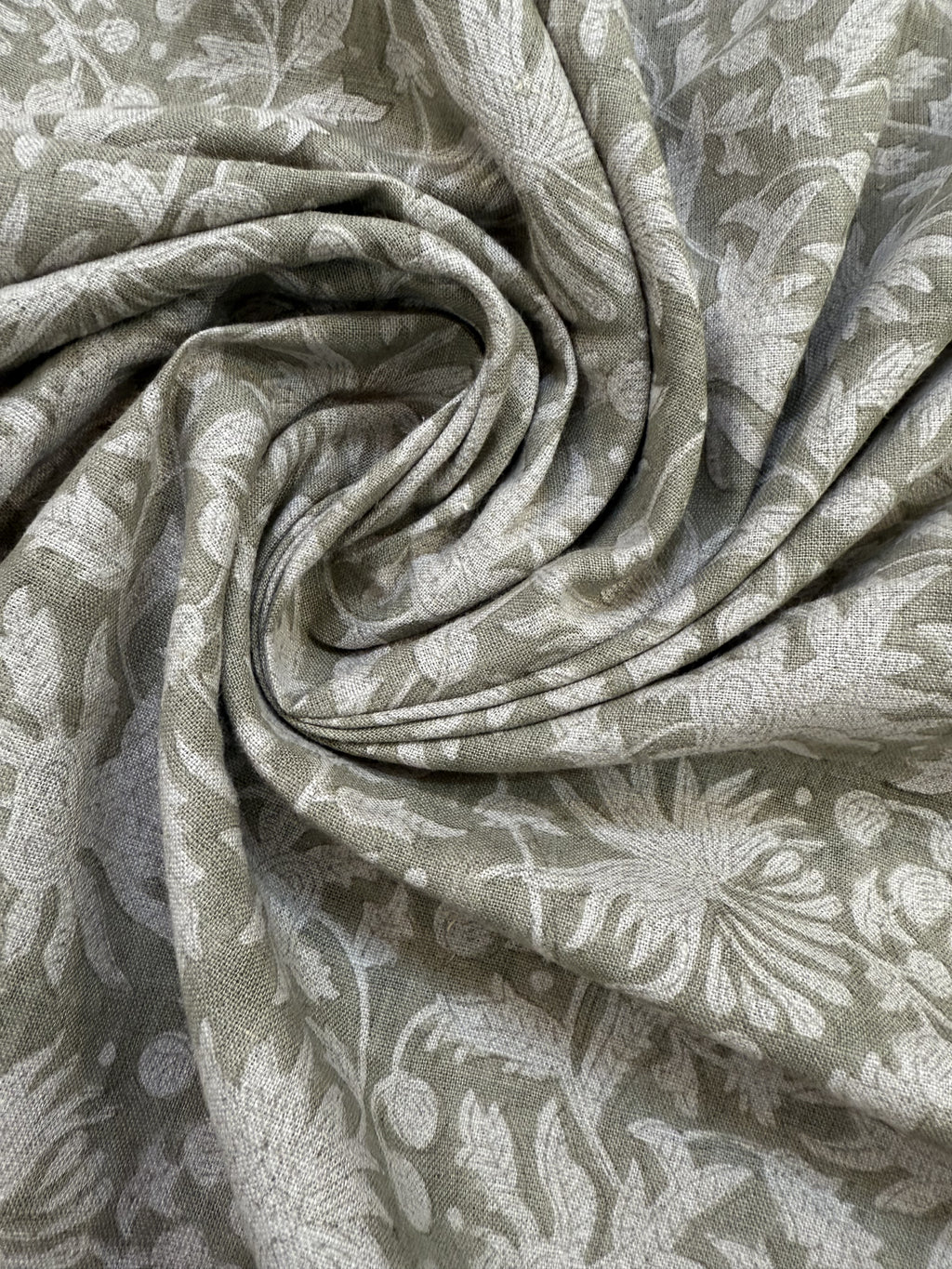 Malyn Handloom Block Print Linen Linen Fabric