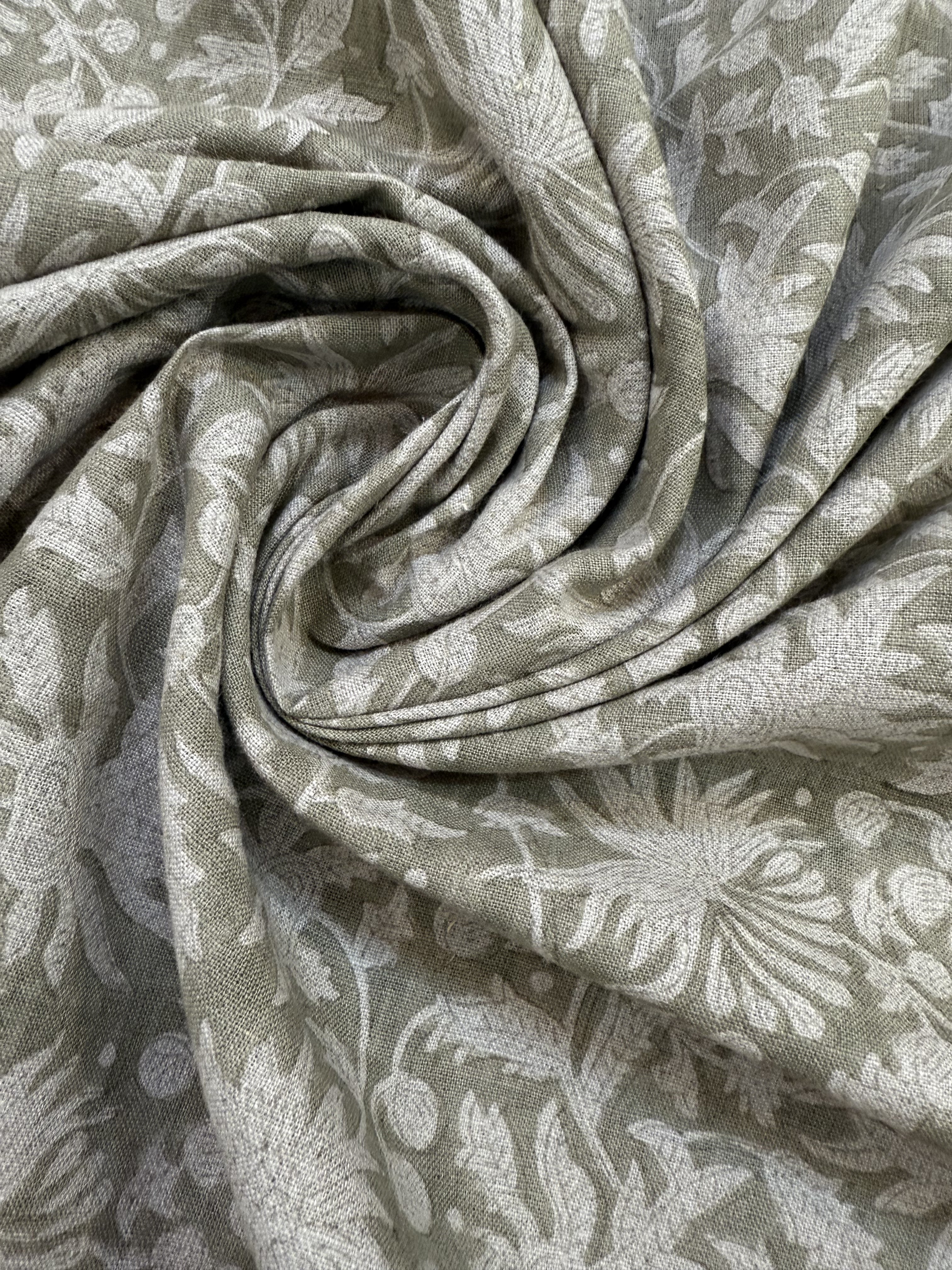 Malyn Handloom Block Print Linen Linen Fabric