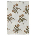 Ditsy Press Dark Brown Tablecloth