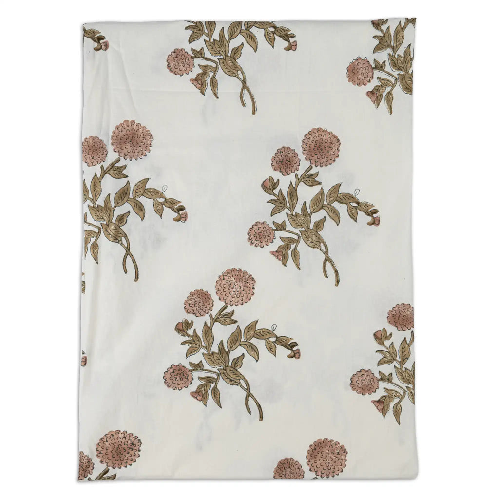 Ditsy Press Blue Tablecloth