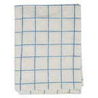 Soft Checks Blue Tablecloth
