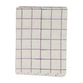 Soft Checks Purple Tablecloth