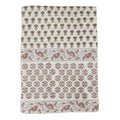 Amber Garden Blush Pink & Brown Tablecloth
