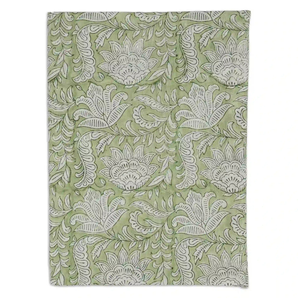 Garden Sage Green & Olive Green Tablecloth