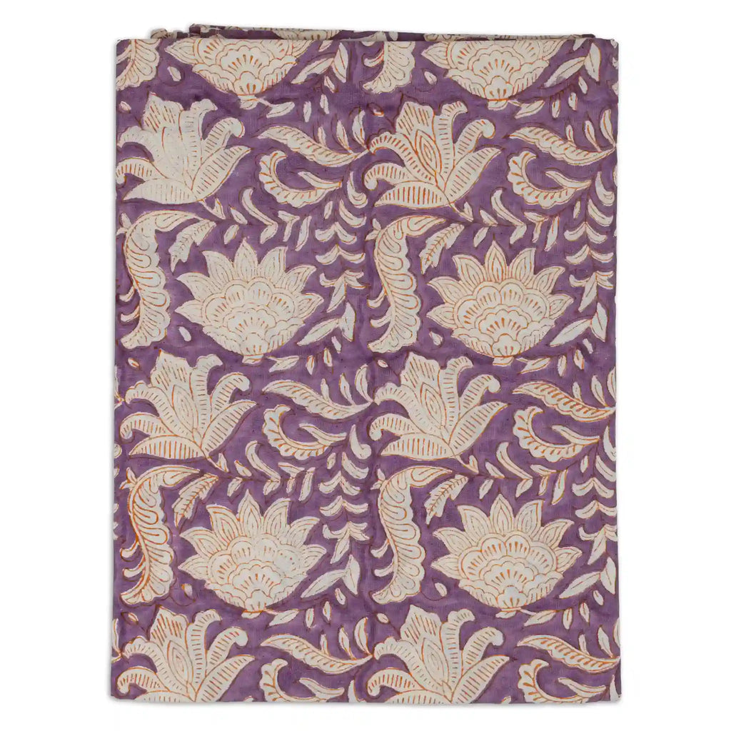 Garden Purple & Orange Tablecloth