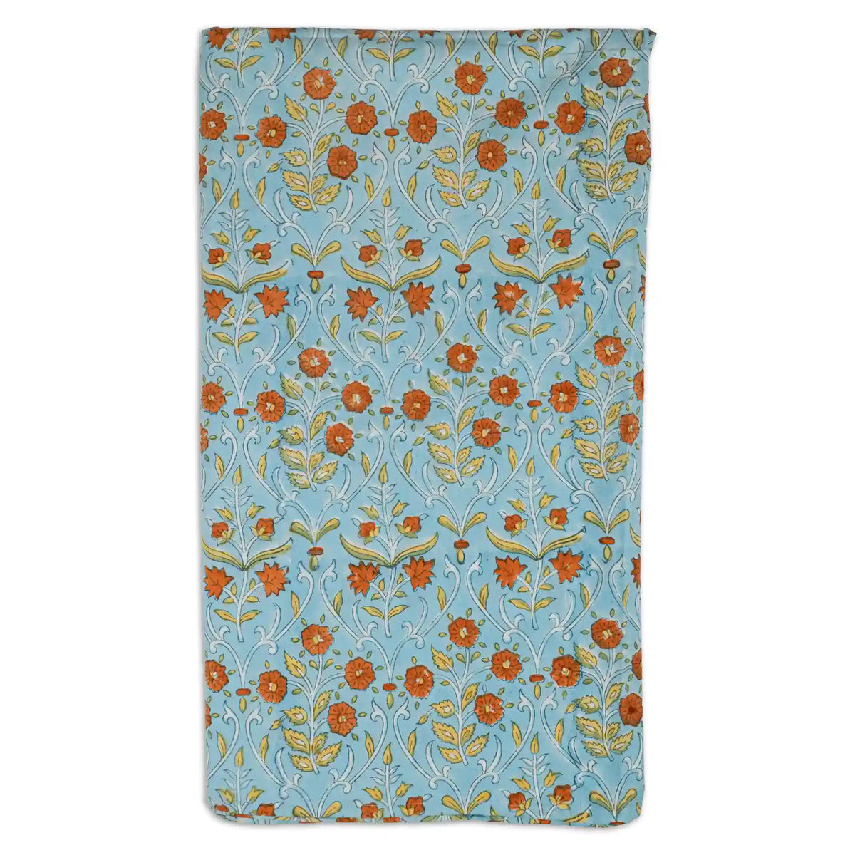 Garden Archive Ice Blue & Dusk Orange Tablecloth