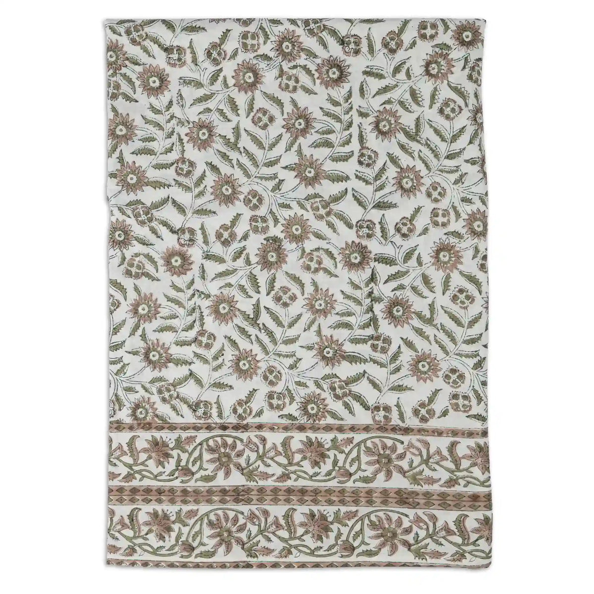 Willowmere Blush Pink & Blue Tablecloth