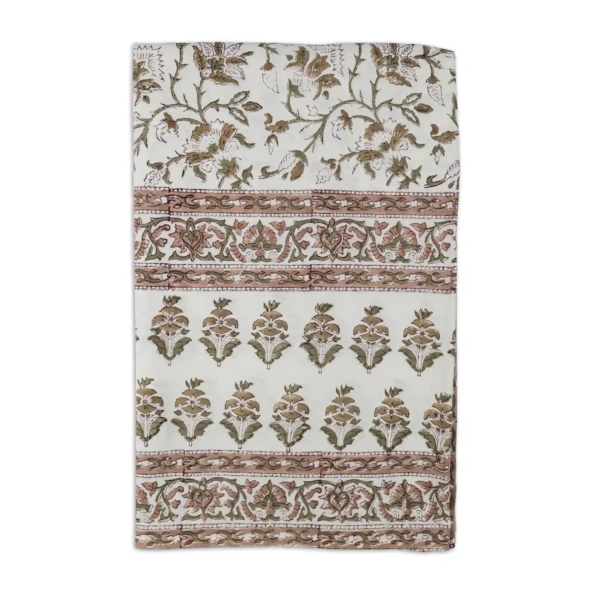 Florent Blush Pink & Plum Wine Tablecloth