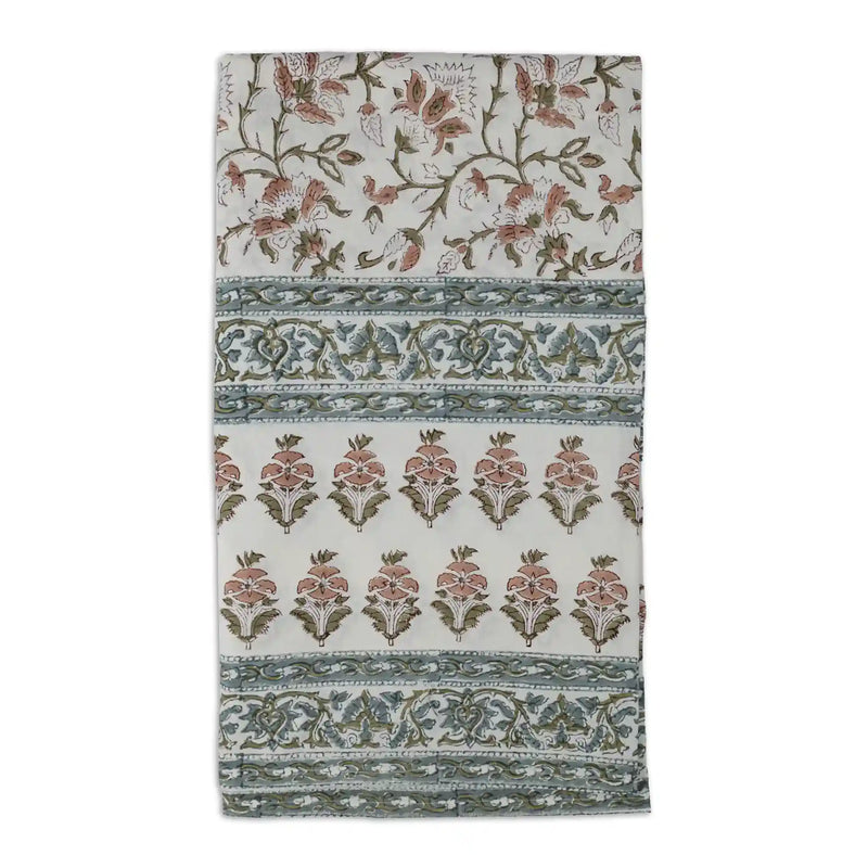 Florent Sage Green & Plum Wine Tablecloth