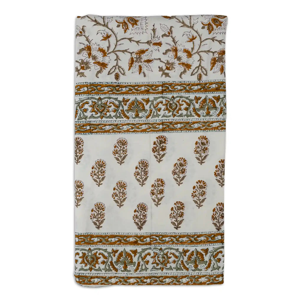 Montrose Mustard & Plum Wine Tablecloth