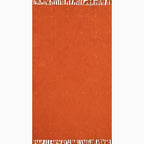 Rust Embroidered Throw Throws