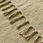 Tan Dust Embroidered Throw