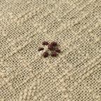 Tan Dust Embroidered Throw