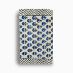 Hand Block Print Table Runner – White & Oxford Blue Table Runners
