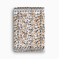 Hand Block Print Table Runner – White & Amber Gold Table Runners