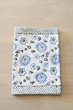 Hand Block Print Table Runner – White & Royal Blue Table Runners