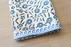 Hand Block Print Table Runner – White & Royal Blue Table Runners